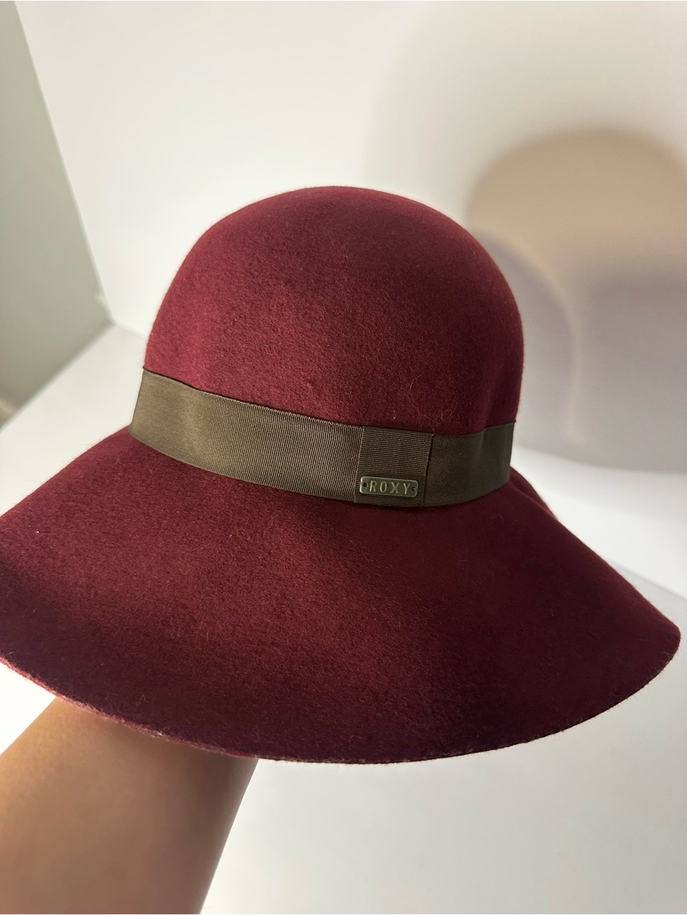 Red Wool Bucket Hat by Roxy